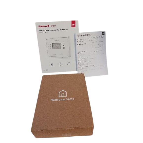 Honeywell EMPTY BOX & BOOKLET for Home Programmable Thermostat RTH221B Heat Cool - Picture 1 of 1
